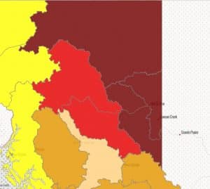 BC Drought Map Nov. 4th
