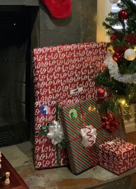 Brandi Nome gift wrapping examples. (Supplied - Brandi Nome)