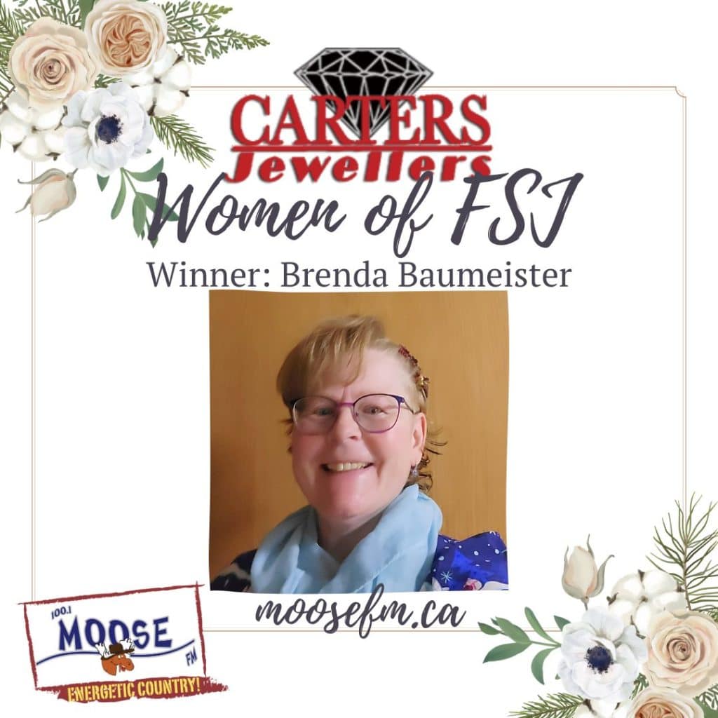 A promotional photo of Women of FSJ, featuring Brenda Baumeister.