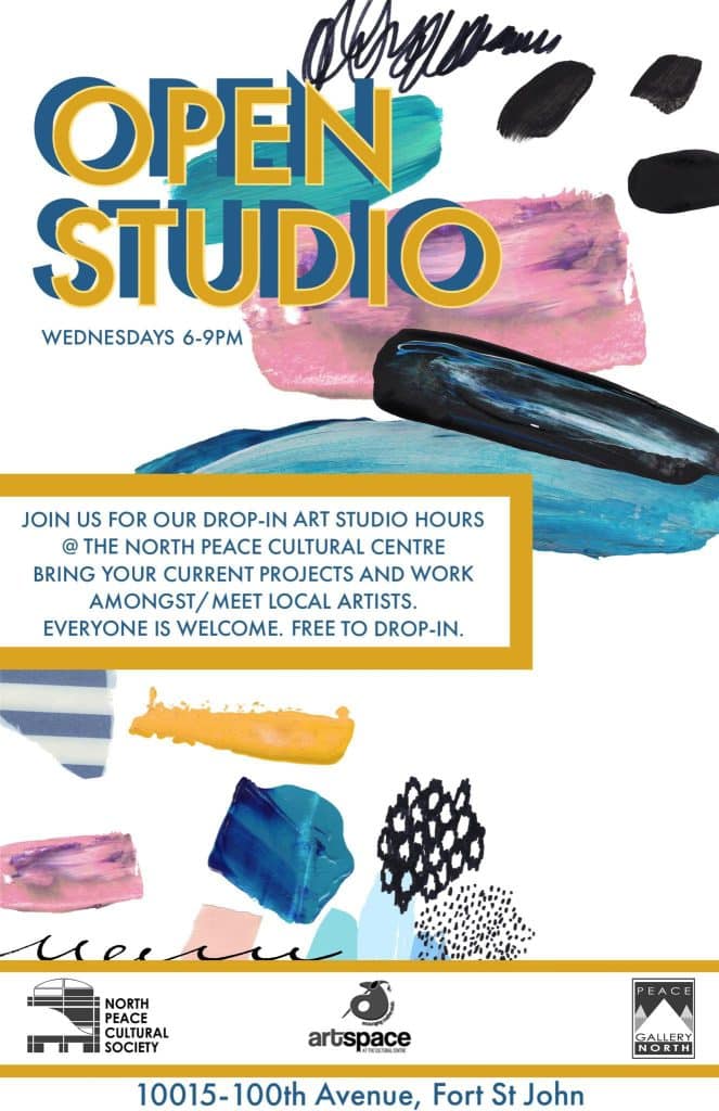 The open studio poster.