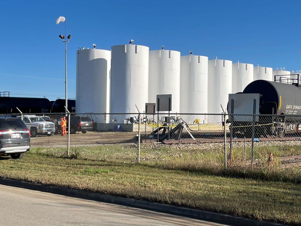 The explosion happened just before 7:50 p.m. at this location on 78th street in Fort St. John - Tre Lopushinsky