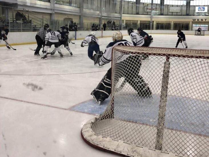 Picture of kids playing hockey